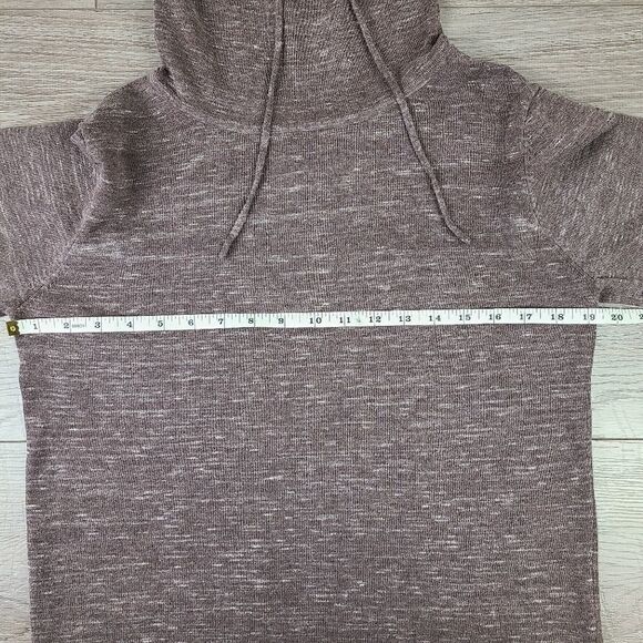 𝅺frank & Oak Gray Pullover Turtleneck Sweatshirt Small - Picture 14 of 16